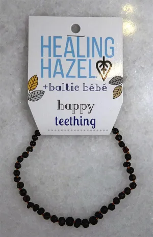 100% Certified Baltic Amber Baby Necklace Matte Cherry