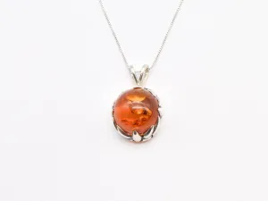 Amber Necklace - Boho Amber Necklace - Amber Statement Necklace