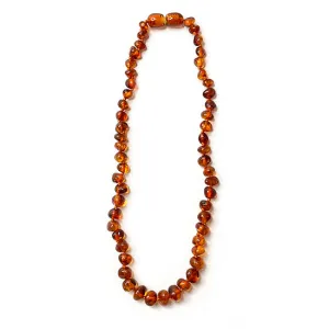 Amber Necklace, dark  By Gluckskafer