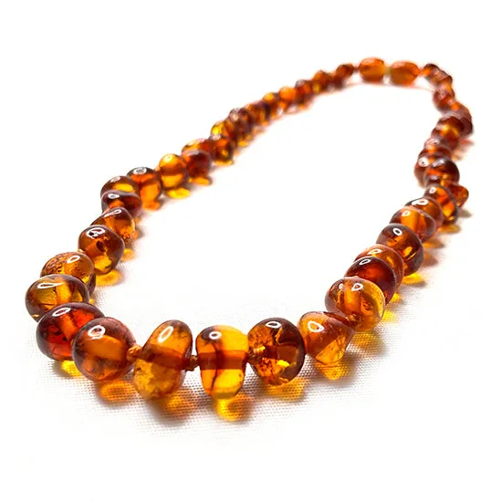 Amber Necklace, dark  By Gluckskafer