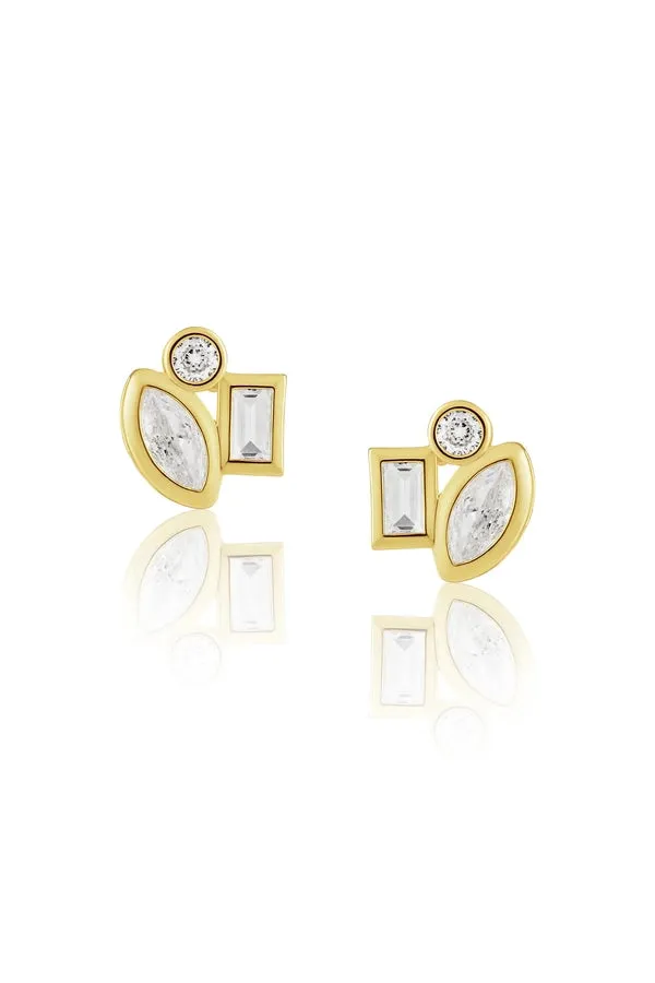Amber Studs