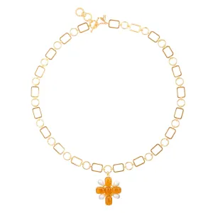 Electra Necklace Orange