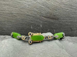 Hinged Jade Tablet Bracelet