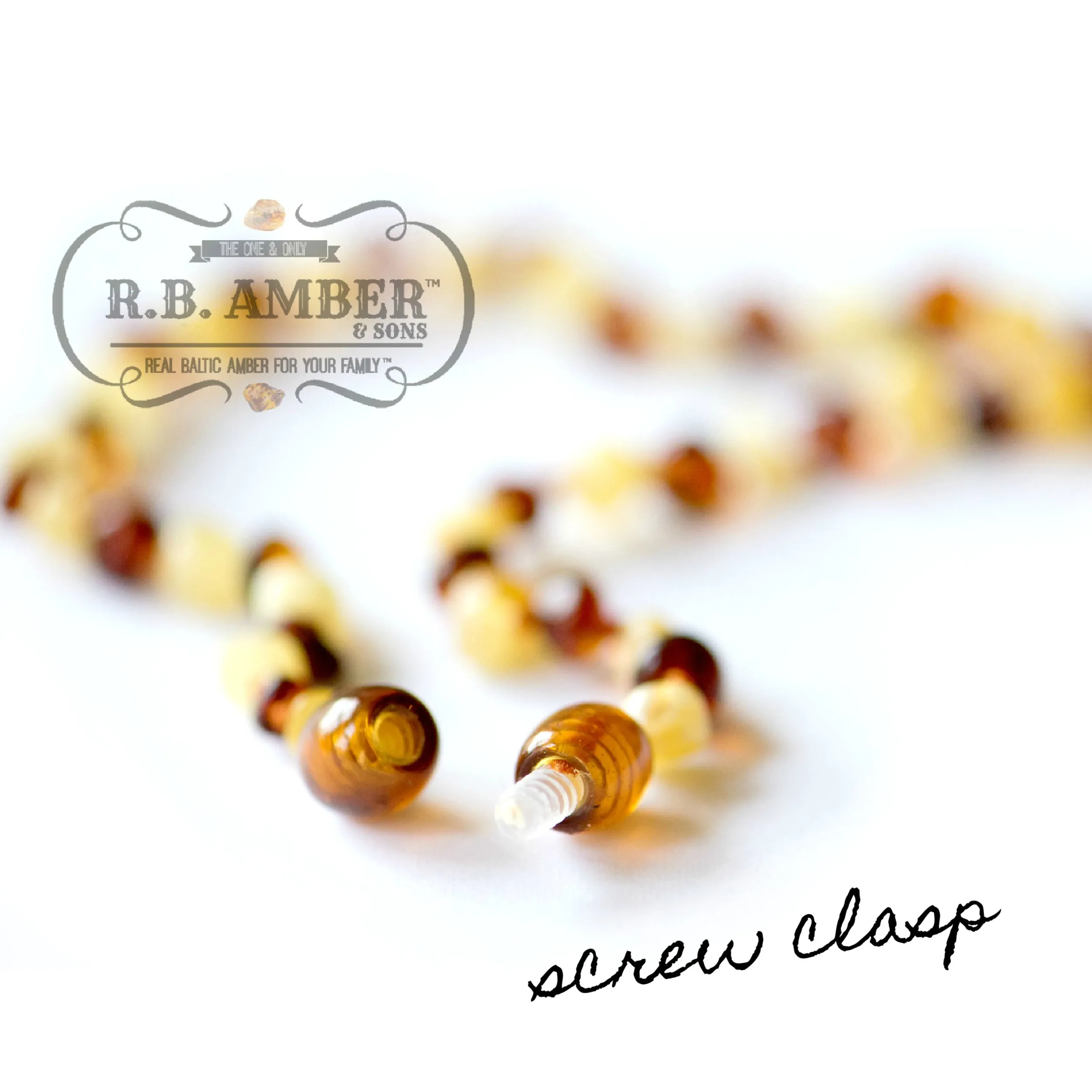 Kids | Freshwater Pearl Accent   Raw Cognac Amber Necklace