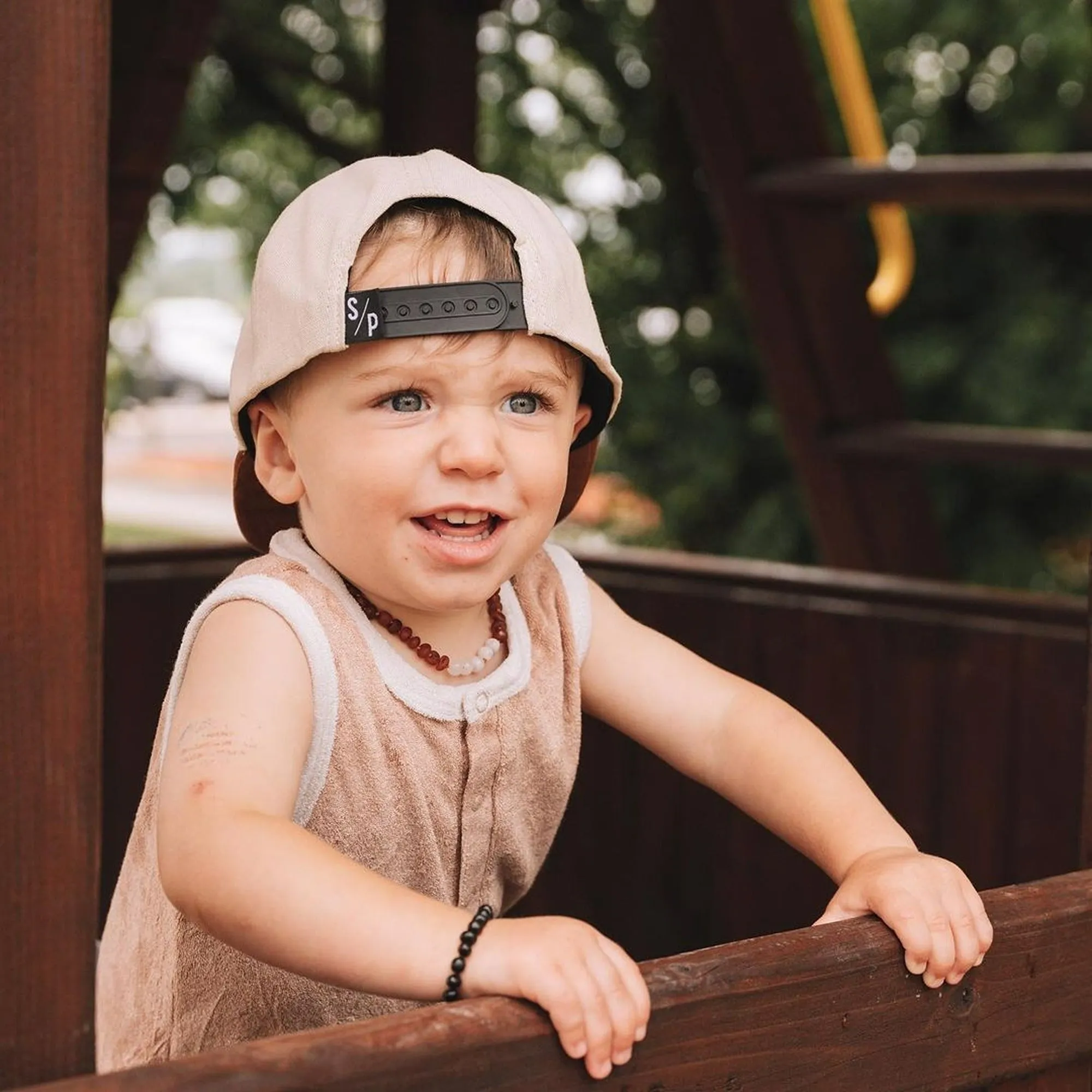 Kids | Green Baltic Amber Bracelet