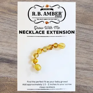 Lemon Baltic Amber Jewelry Extender