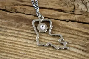 Louisiana Charm Bullet Necklace