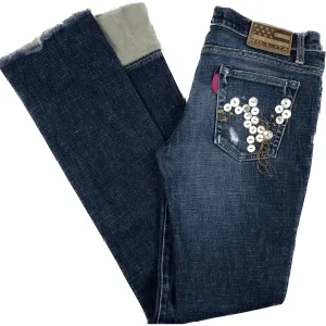 Nolita - Stunning Embellished Button Pocket Jeans  -Size 26