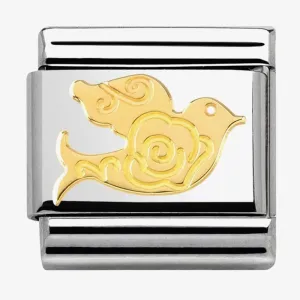 NOMINATION Classic Gold Dove Charm