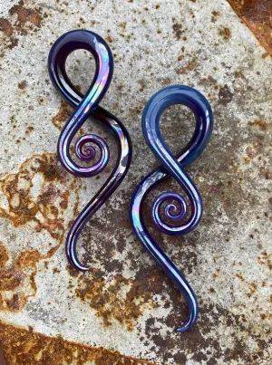 Oil Slick Peacock Amber | Squids | 10G - 0G