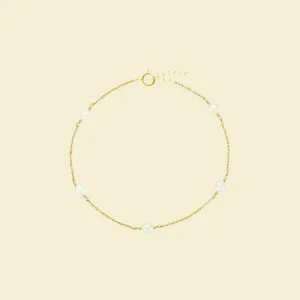 Pearl Station Chain Bracelet
