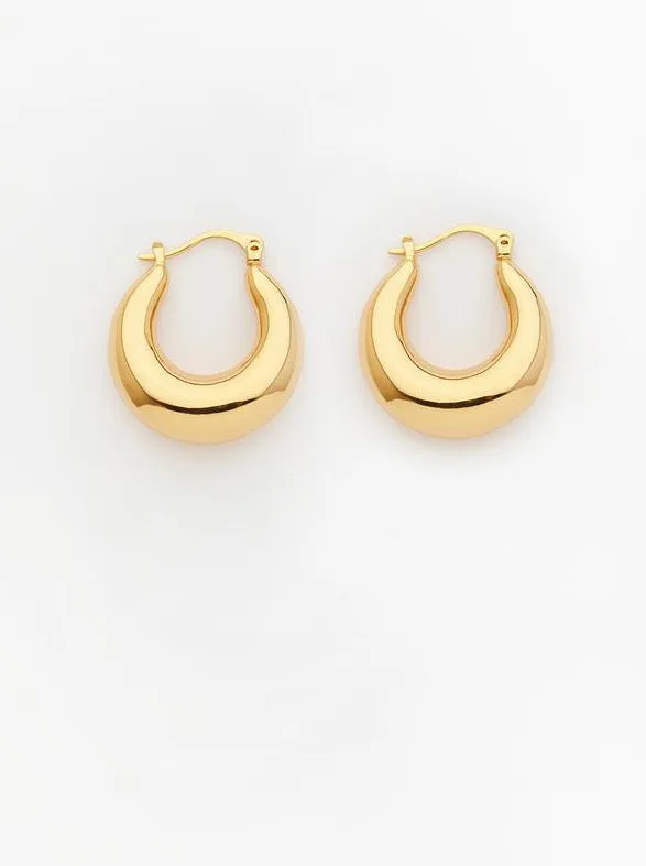 Reliquia Meridan Hoops in Gold