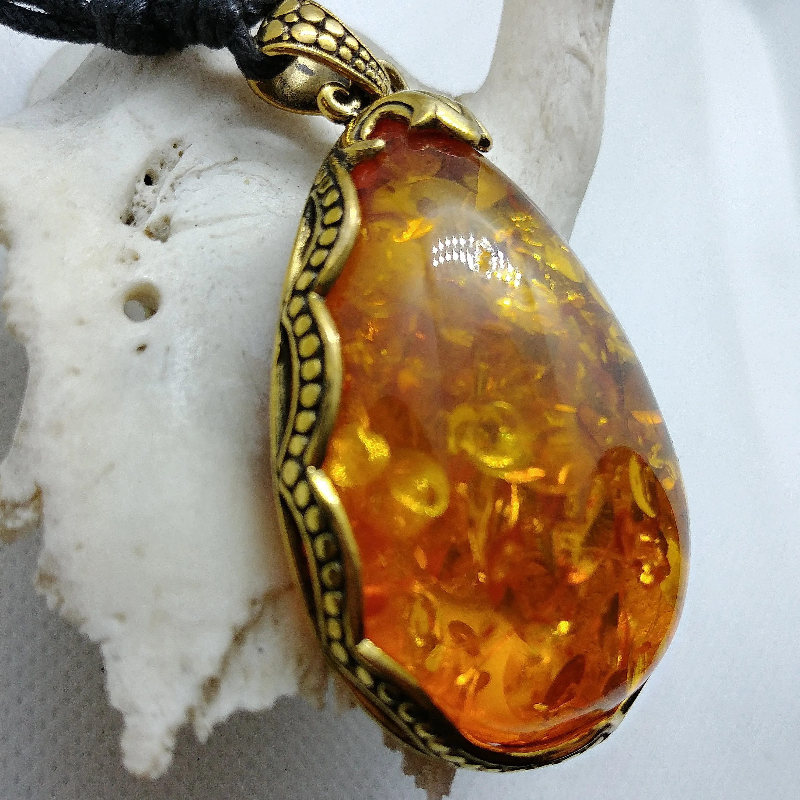 SALE! Synthetic Amber Necklace