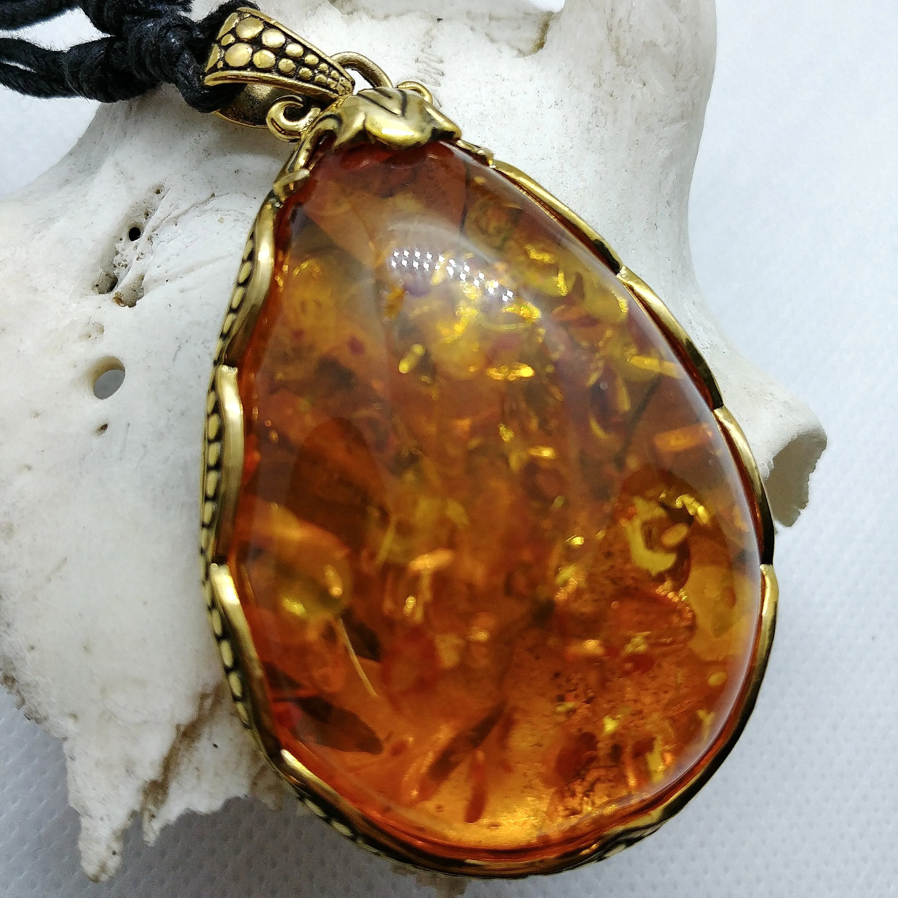 SALE! Synthetic Amber Necklace