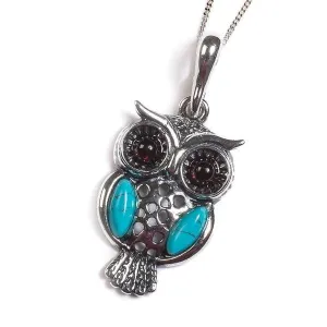 SIL SIM TURQ/AMBER OWL PC