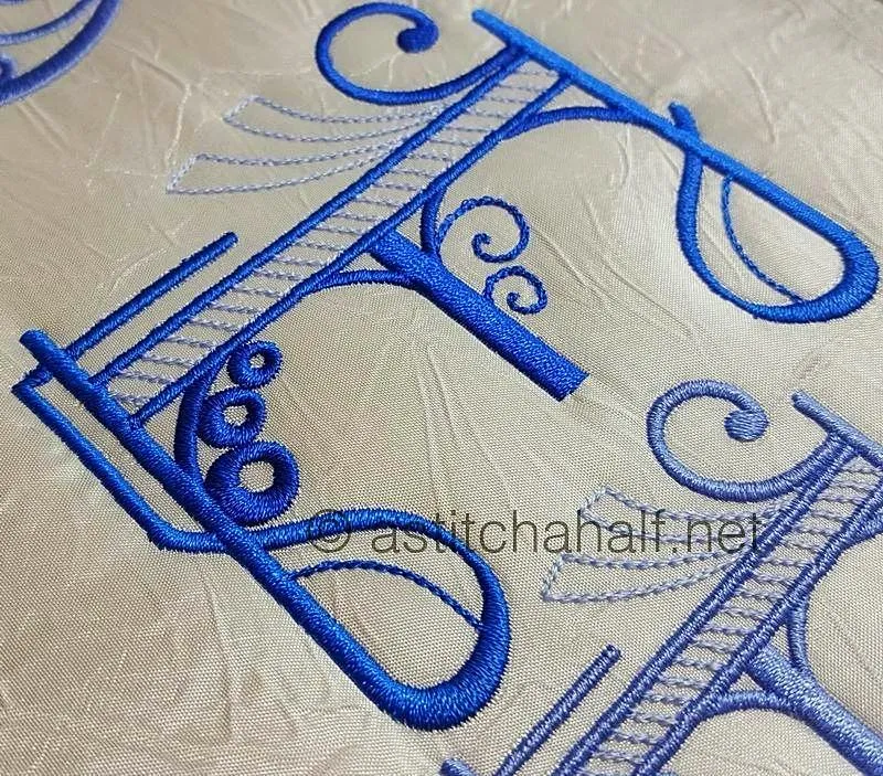 Stunning Swirls Monogram E