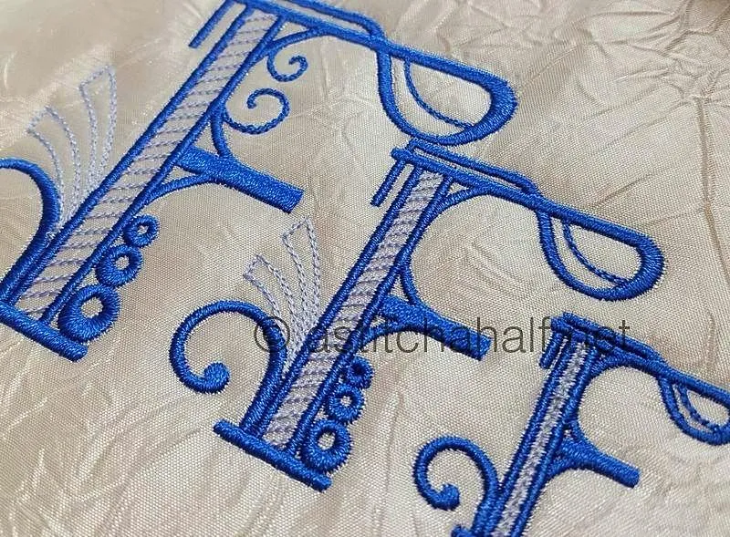 Stunning Swirls Monogram F