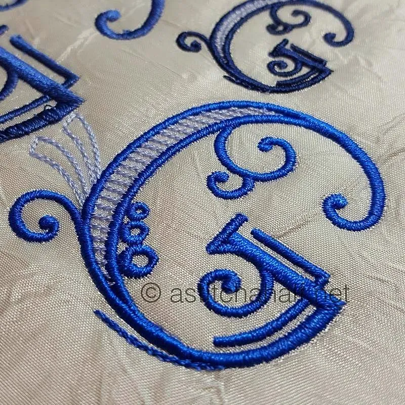 Stunning Swirls Monogram G