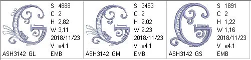 Stunning Swirls Monogram G