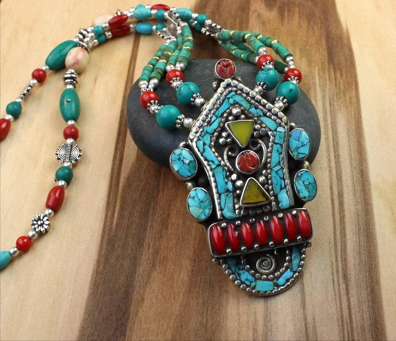Tibetan Prosperity Traditional Necklace