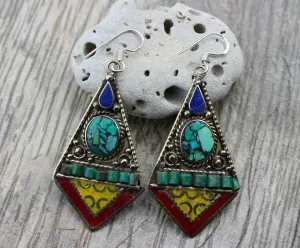 Traditional Tibetan Style Earrings