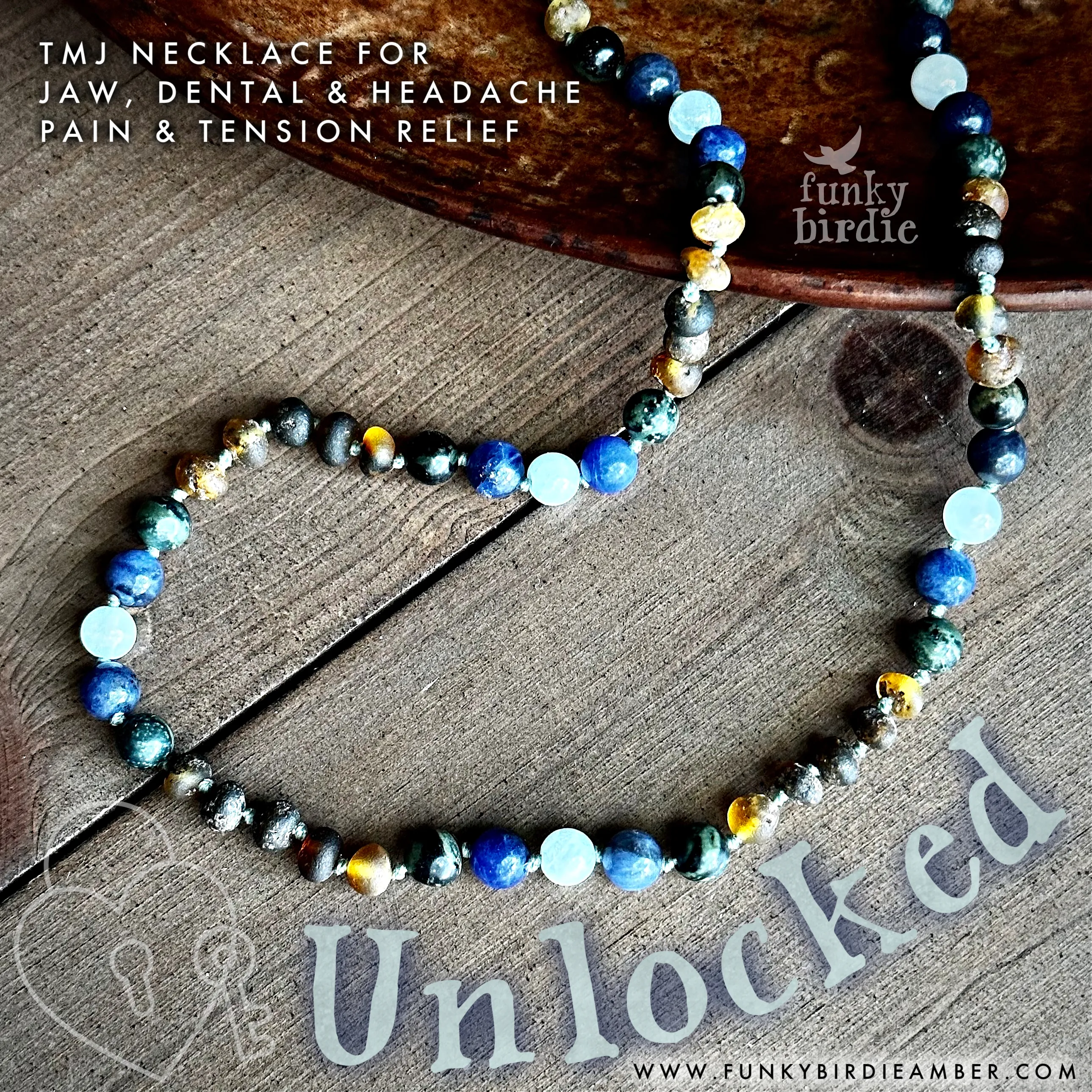 Unlocked -- TMJ Necklace Jaw, Dental & Headache Pain & Tension Relief